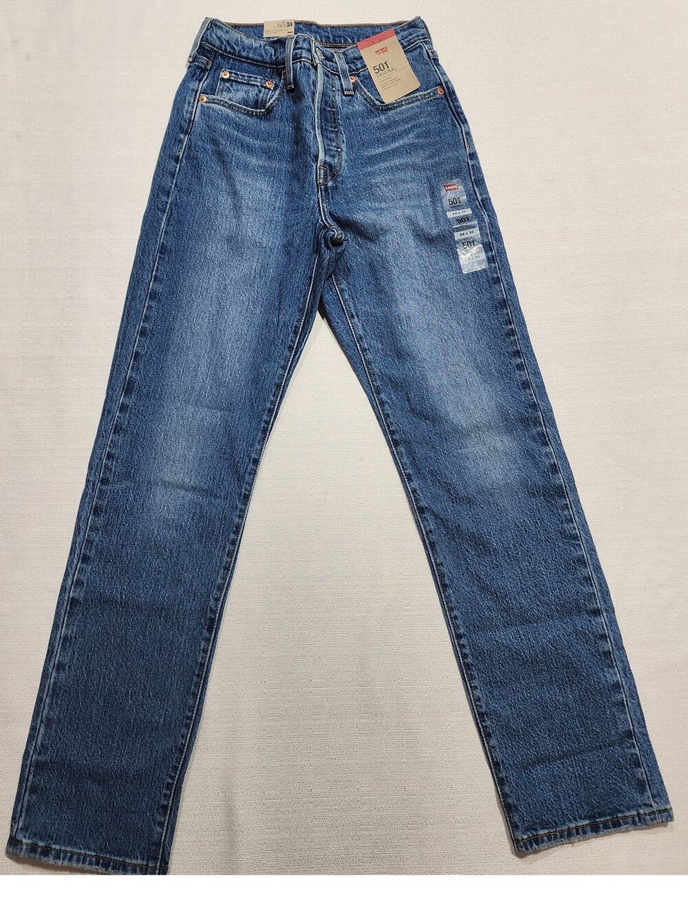 Levi's 501 original W24'' x L30'' women's jeans-button fly
